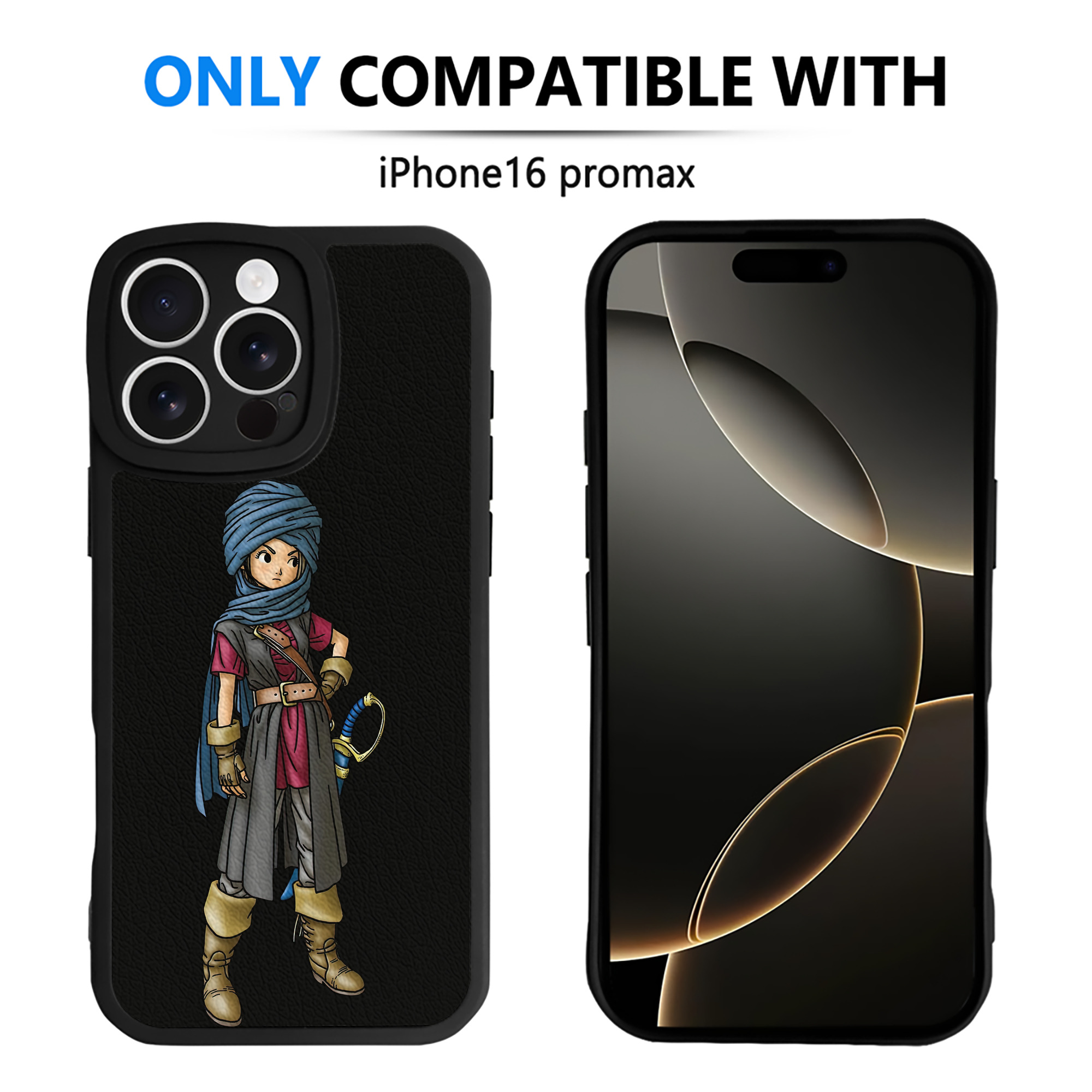 （画像用） ドラゴンクエスト Doragon Kuesuto Dragon Quest 【iPhone 16シリーズ対応】シリコンスマホケース（レザー調） 材質：シリコン